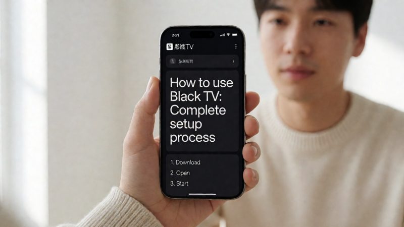 黑桃tv怎么用?打开就能用的完整流程 配图